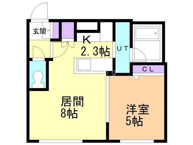 ル・シェーヌ桑園の間取り