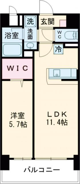 シェーネル・ブラウエン加古川の間取り