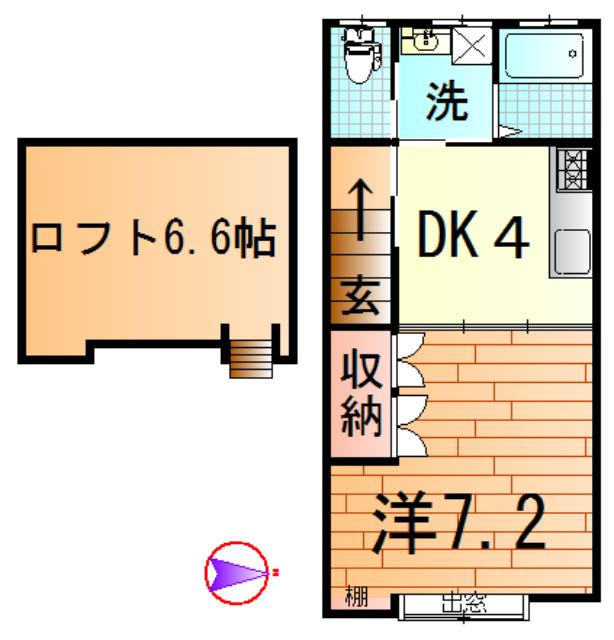 アービルカーサBの間取り