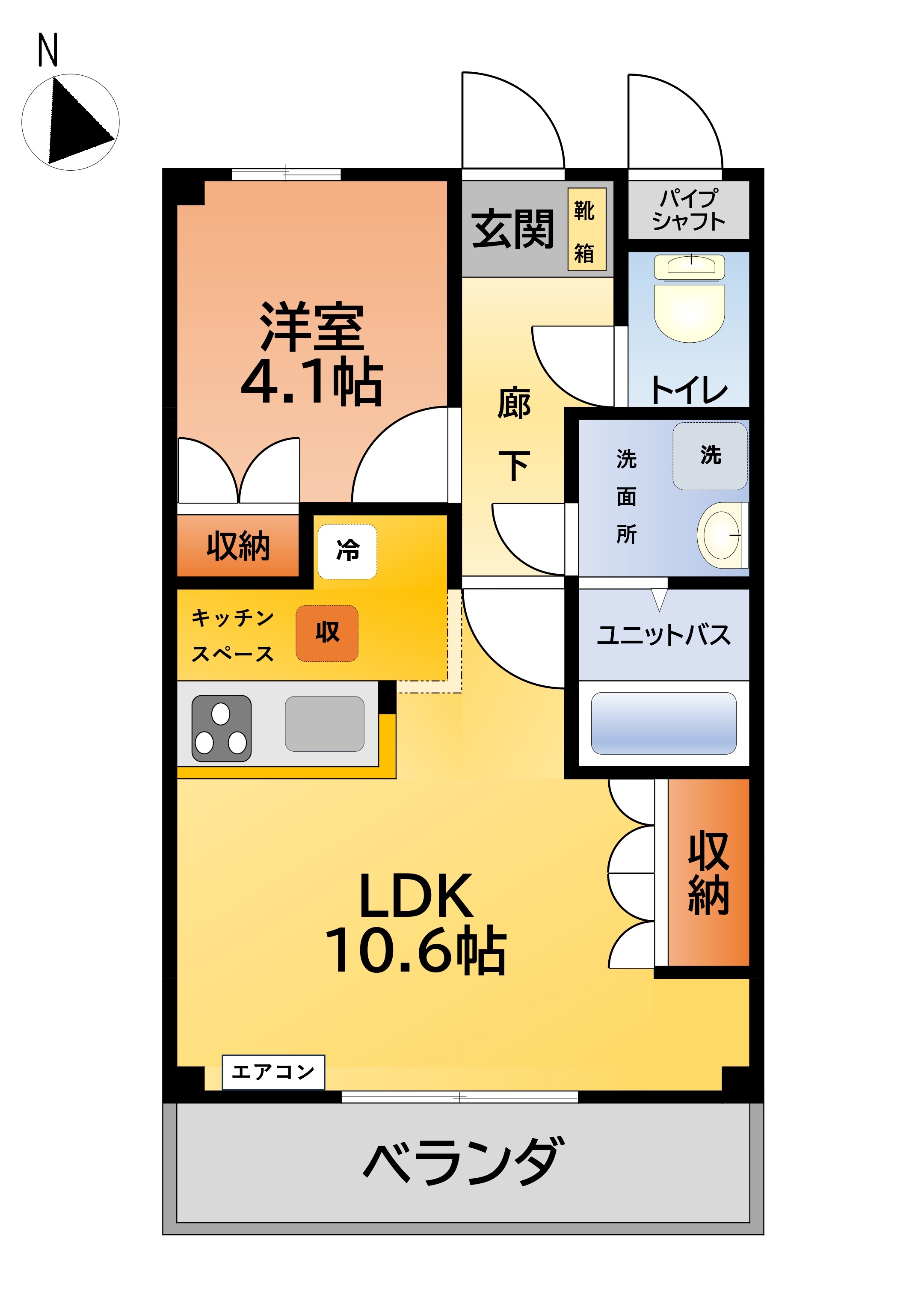 ウインドシティIの間取り