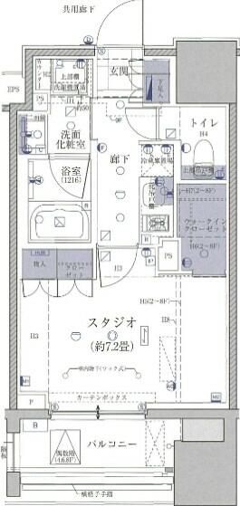 クラッシィハウス大手町の間取り