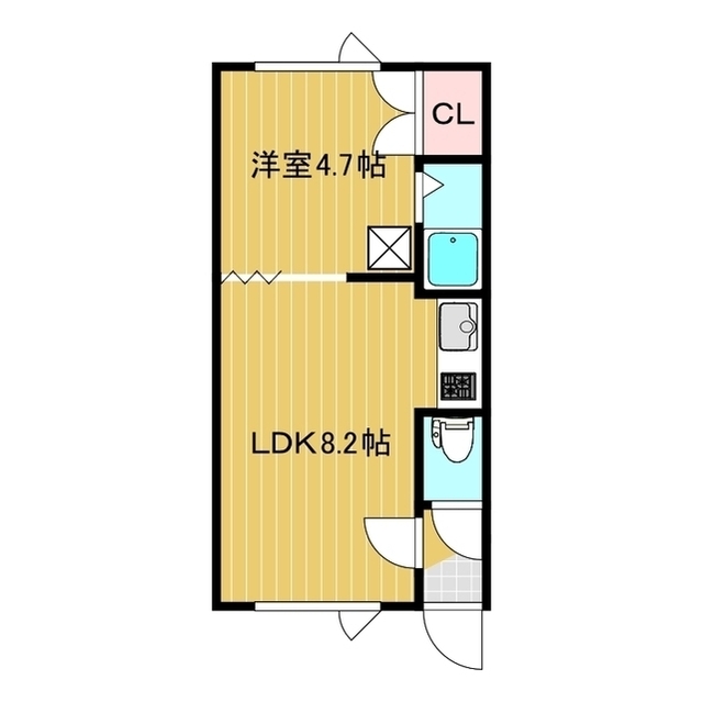 オーチャードK1の間取り