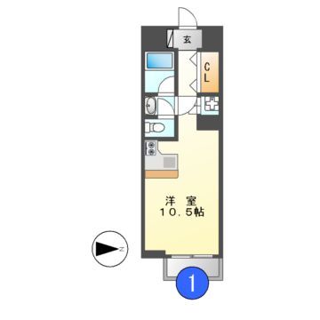 泉アパートメントの間取り