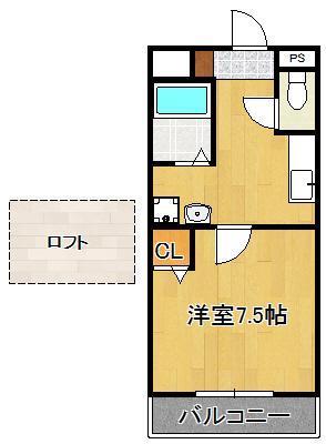 サプライズＥＢＩＴＳＵの間取り