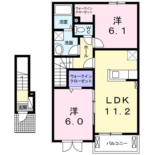 ヴィラージュの間取り