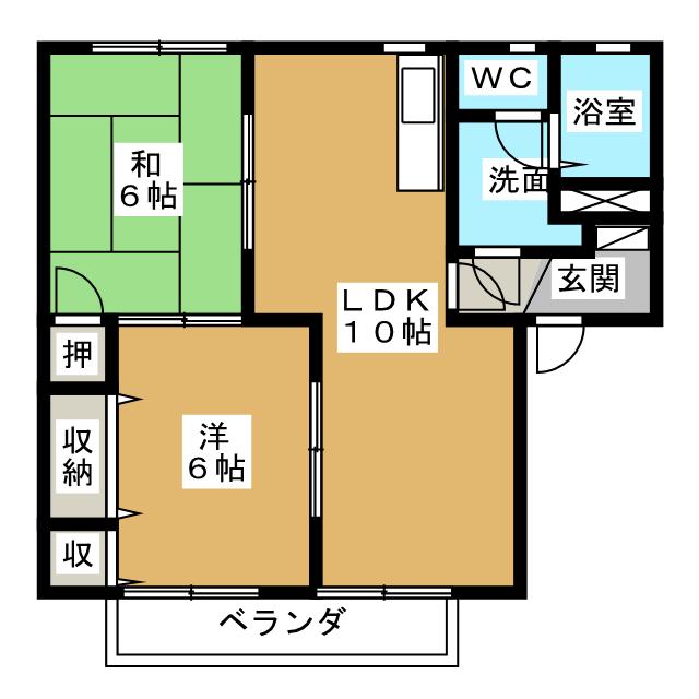 エトワールイーストの間取り