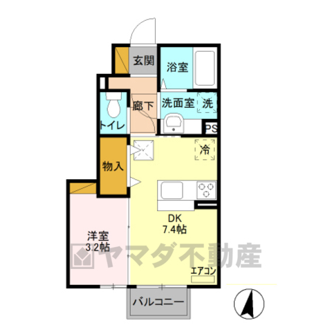 フォーゲルテラスロート4の間取り