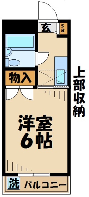 ハイツ智栄の間取り