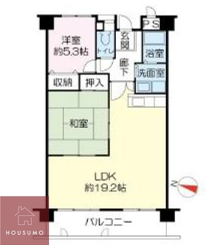 カーサグラシアの間取り