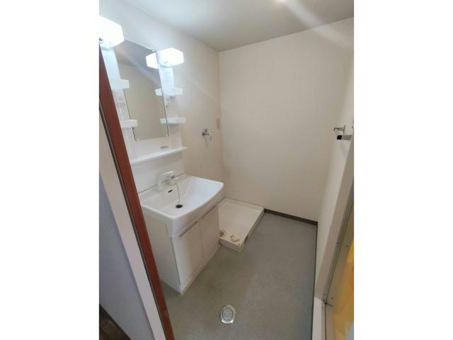 洗面設備　洗面化粧台付き脱衣所