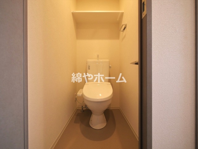 トイレ　ゆったりとした空間のトイレです