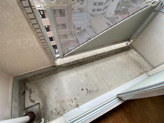 バルコニー　※別部屋の写真です