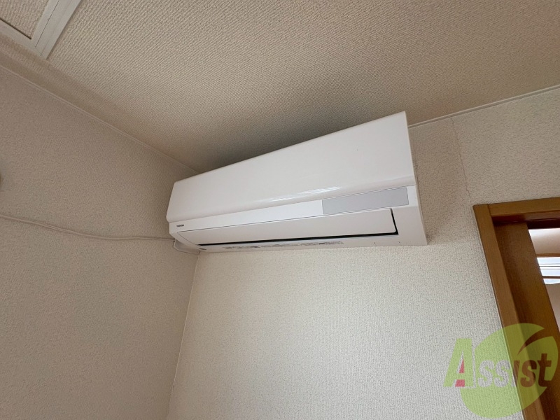 その他設備　エアコンが設置してありますので、寒暖対策もばっちり。