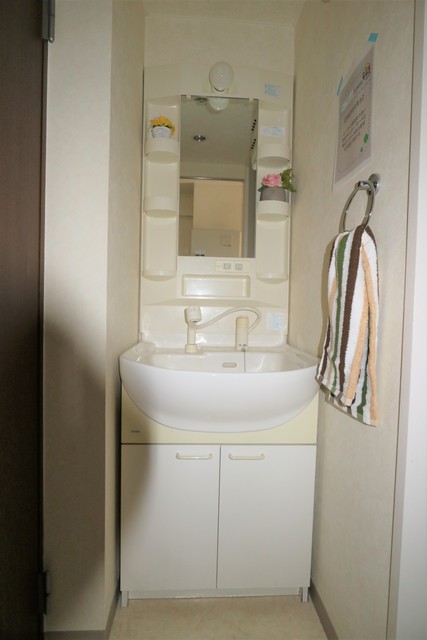 洗面設備　備品は付きません。