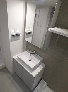 洗面設備　別タイプ部屋　参考写真です