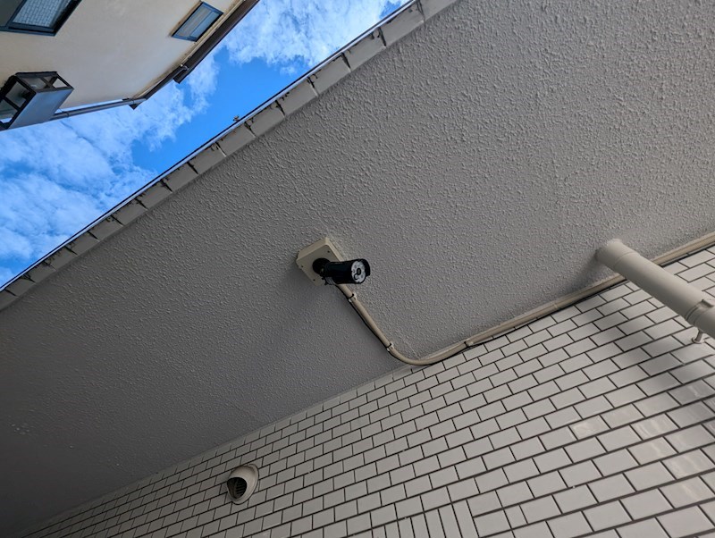 セキュリティ　防犯カメラで生活の安全を守ります