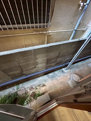 バルコニー　陽当たり良好なバルコニーです