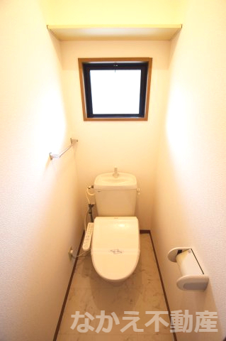 トイレ　ゆったりとした空間のトイレです