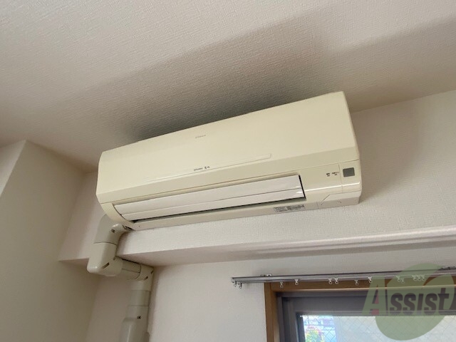 その他設備　エアコンが設置してありますので、寒暖対策もばっちり。