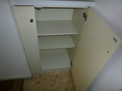 収納　シューズボックスがあるので靴の収納はバッチリ！