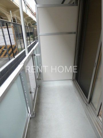 バルコニー　南向きです