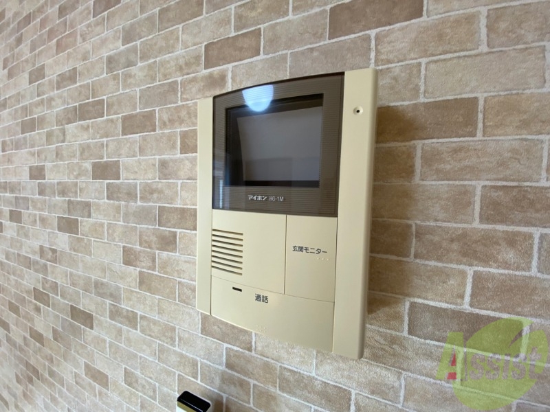 セキュリティ　モニター付きインターホンでセキュリティも安心です！