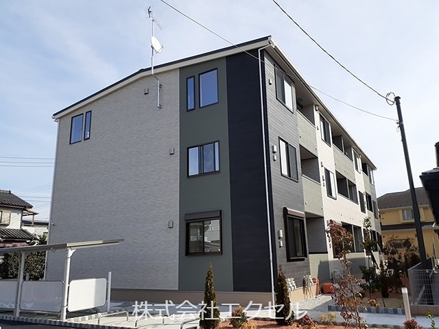 建物外観　2024年2月完成予定の新築です。