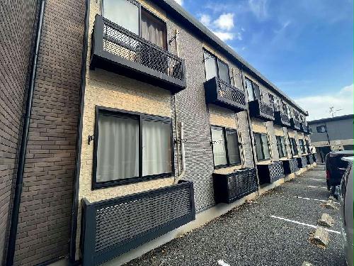 バルコニー　洗濯機