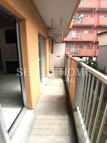 バルコニー　落ち着いた時間を過ごせるバルコニーです