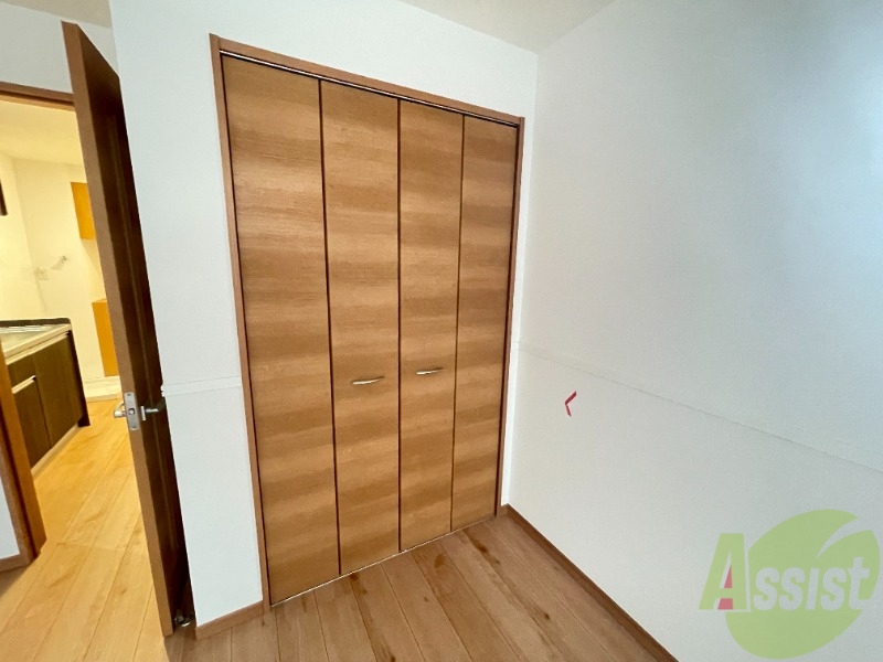 収納　ここに収納があります。収納があると部屋が広く使えます。