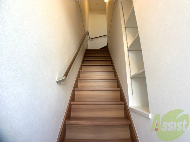 玄関　玄関タイルの色が温かみがあっていいですね。