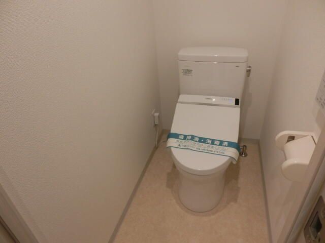 トイレ　ゆったりとした空間のトイレです