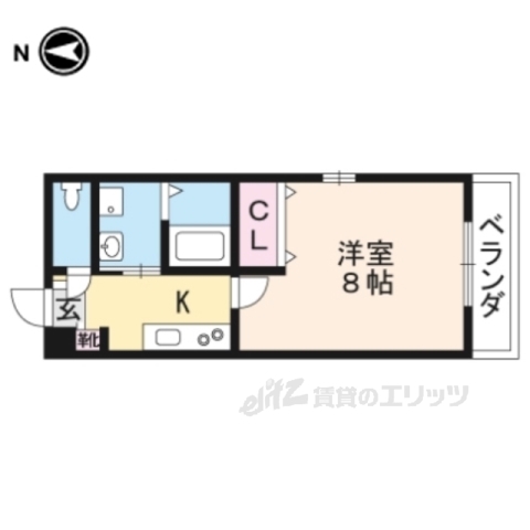 ZEN烏丸五条の間取り写真