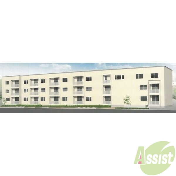 建物外観　完成予想パース　札幌市北区屯田５条「ｉ－ｔｏｗｎみずほ」