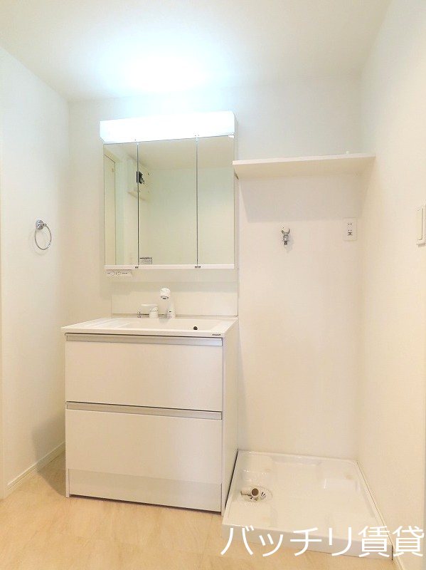 洗面設備　画像は別号室タイプの為、現状を優先致します。