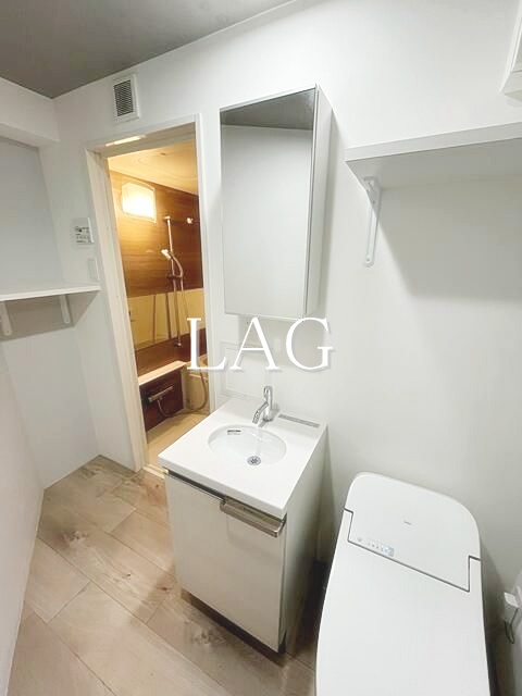 洗面設備　洗面台です。