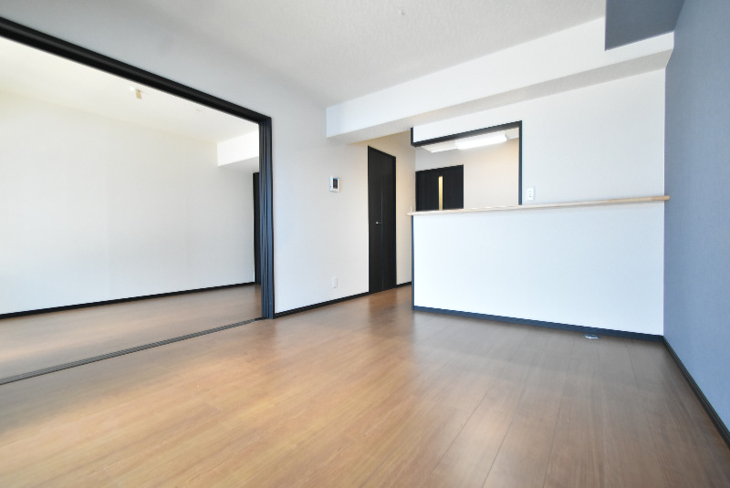 居室・リビング　建築中