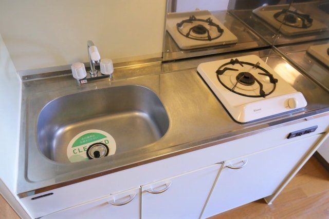 キッチン　1口ガスコンロ