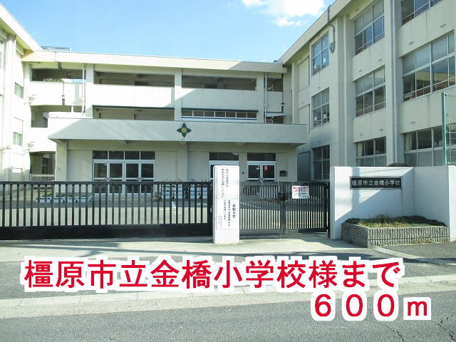 小学校　橿原市立金橋小学校様（小学校）まで600m