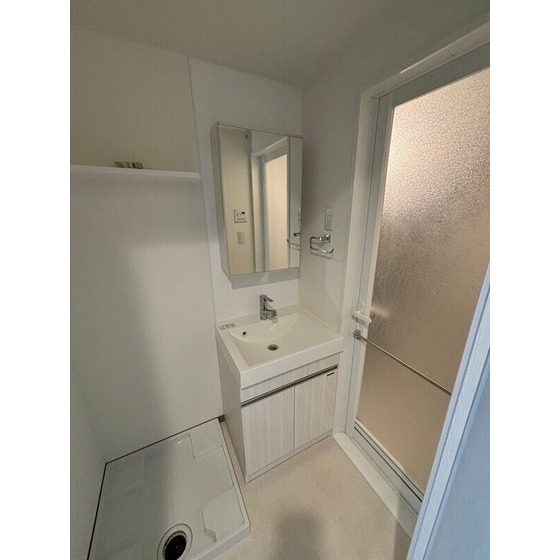 洗面設備　室内洗濯機置き場