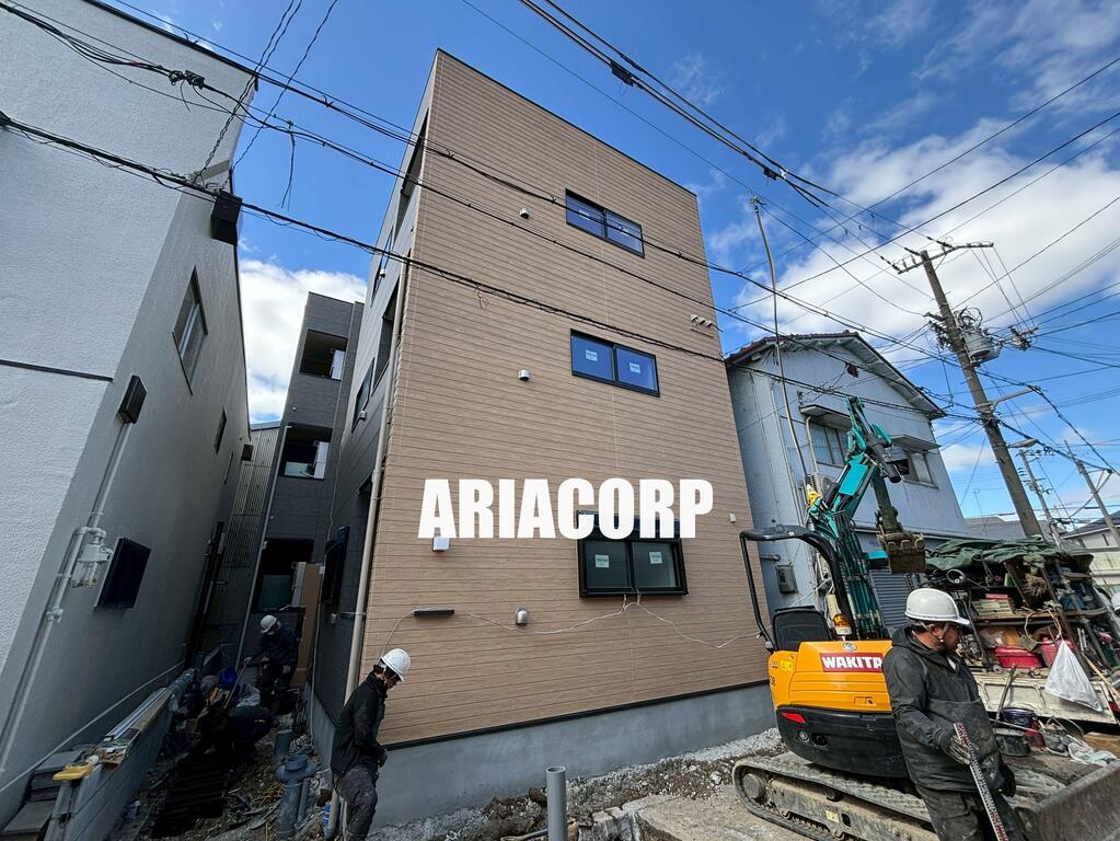 建物外観　2026年完成、大手ハウスメーカー施工のデザイナーズアパート