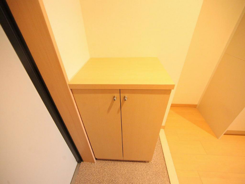 玄関　玄関　シューズボックス付