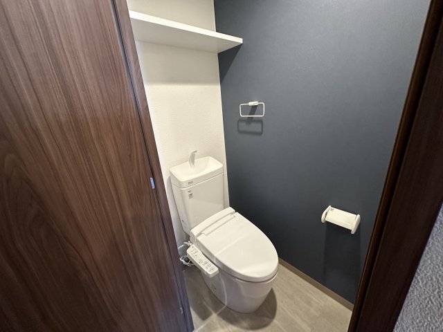 トイレ　同マンション、同型・別号室を撮影