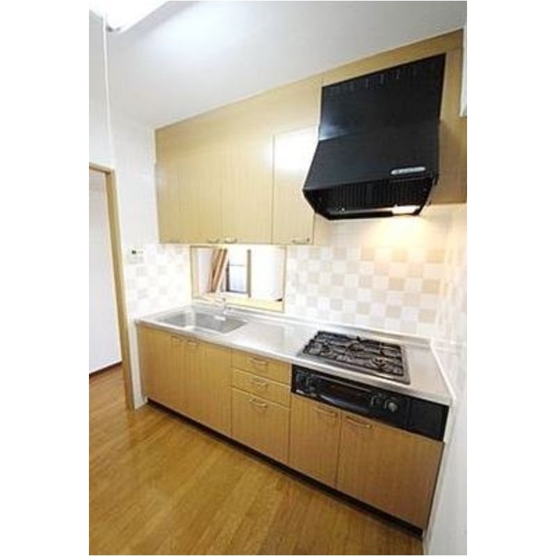 キッチン　グリル付き３口ガスコンロ♪