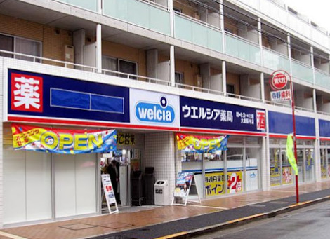 ドラックストア　ウエルシア大田萩中2号店（ドラッグストア）まで534m
