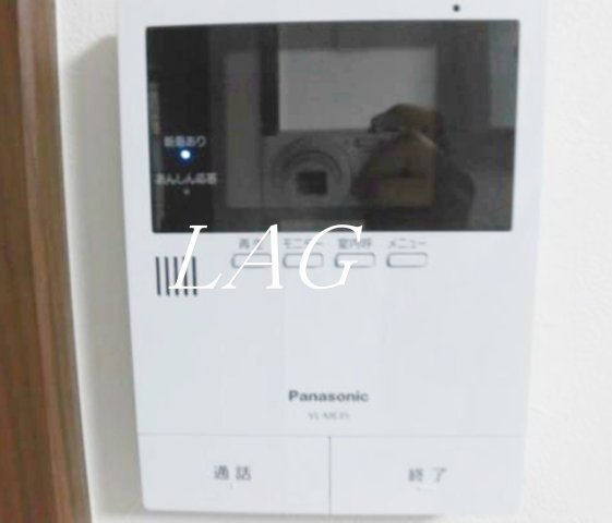 セキュリティ　モニター付きインターホンです。