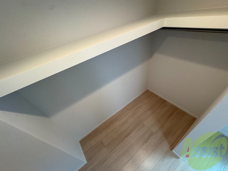 収納　幅が広くたっぷり収納できるクローゼットです！