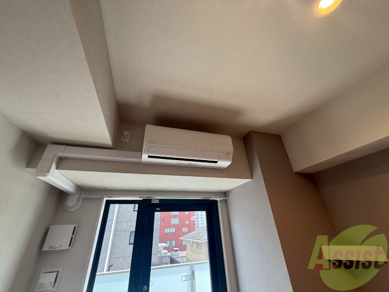 その他設備　エアコンも設置されております。来客確認はコチラからどうぞ。