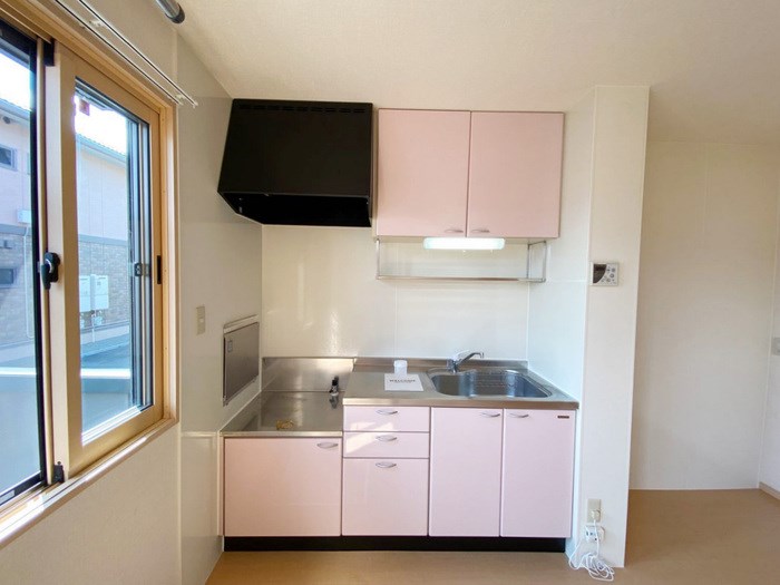 キッチン　反転タイプの部屋の写真です