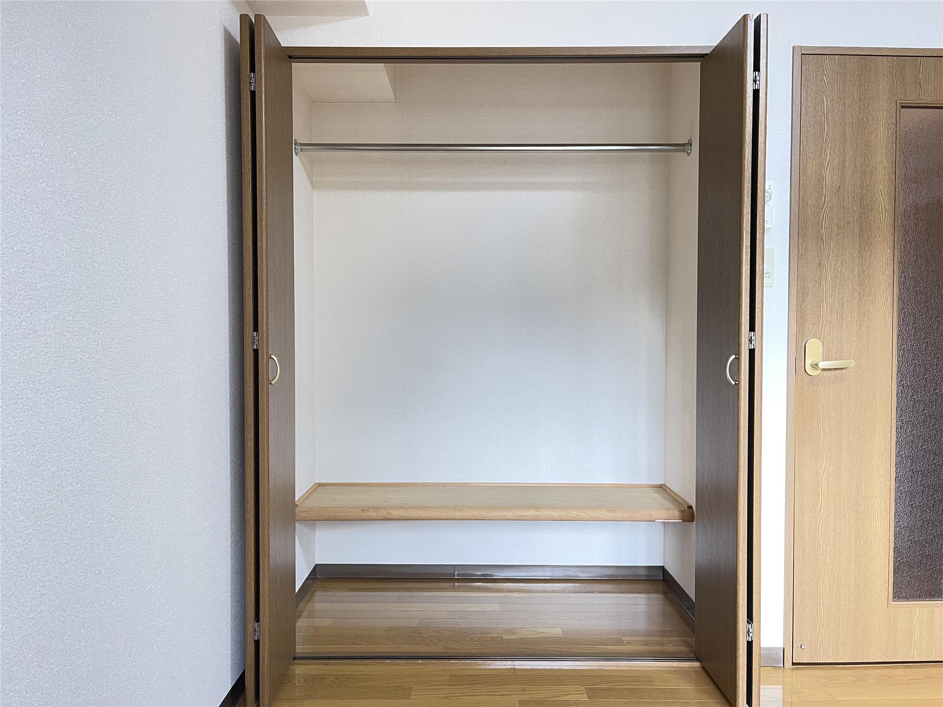 収納　大きなクローゼット収納があります！